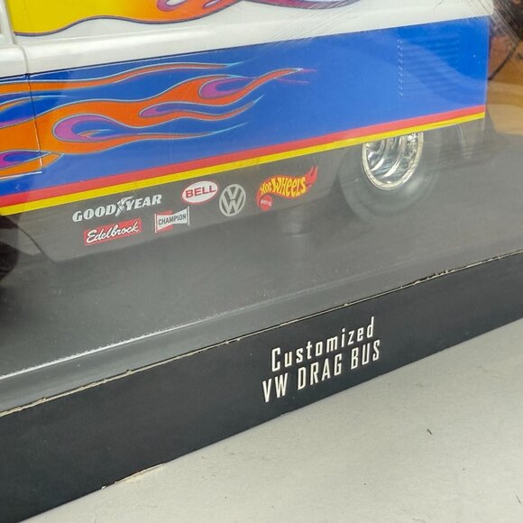 Customized VW Drag Bus Hot Wheels 1999 Vintage 1:18 Scale Diecast Collectible - Picture 4 of 9